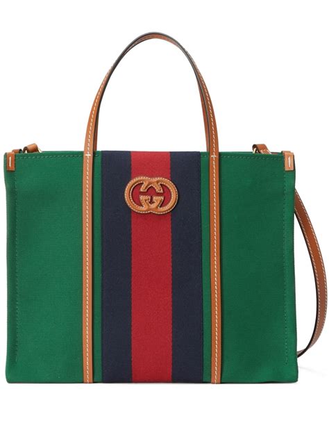 gucci stripe tote|gucci tote bags lowest price.